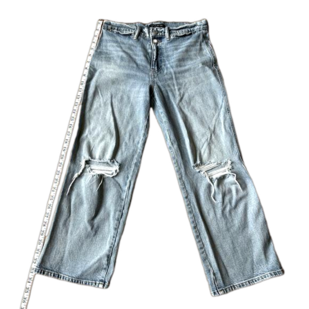 Women’s Lucky Brand High Rise Straight Leg Ankle Light Wash Blue Jeans Size 26